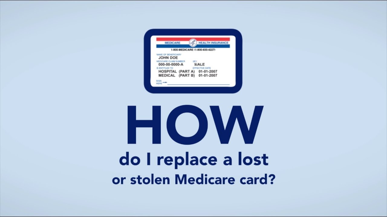 How Do I Replace A Lost Or Stolen Medicare Card Medicare Supplement 