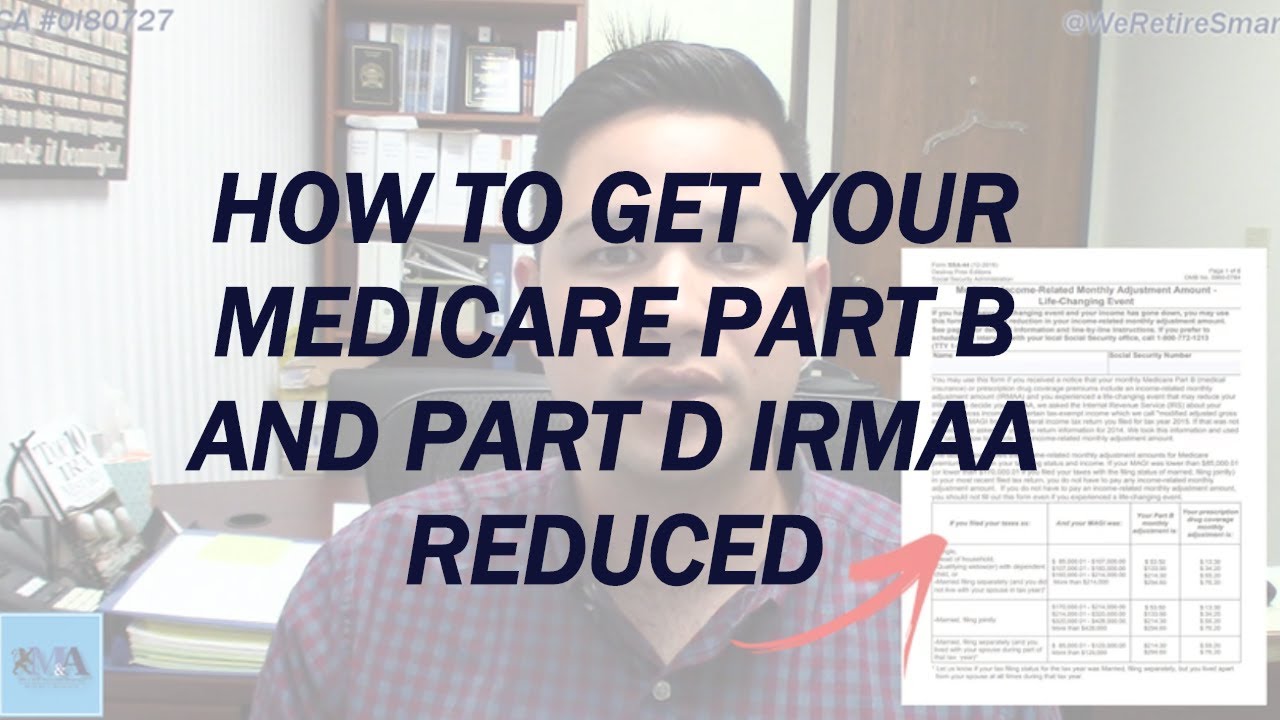 How to Get Your Medicare Part B and Part D IRMAA Reduced Medicare